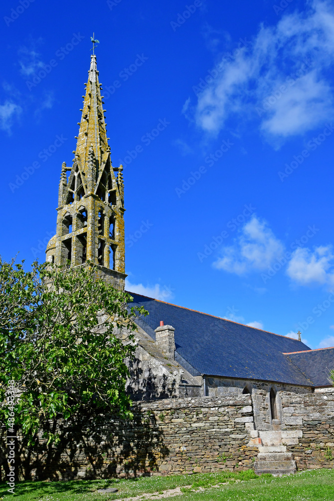 Plovan; France - may 16 2021 : Saint Gorgon church