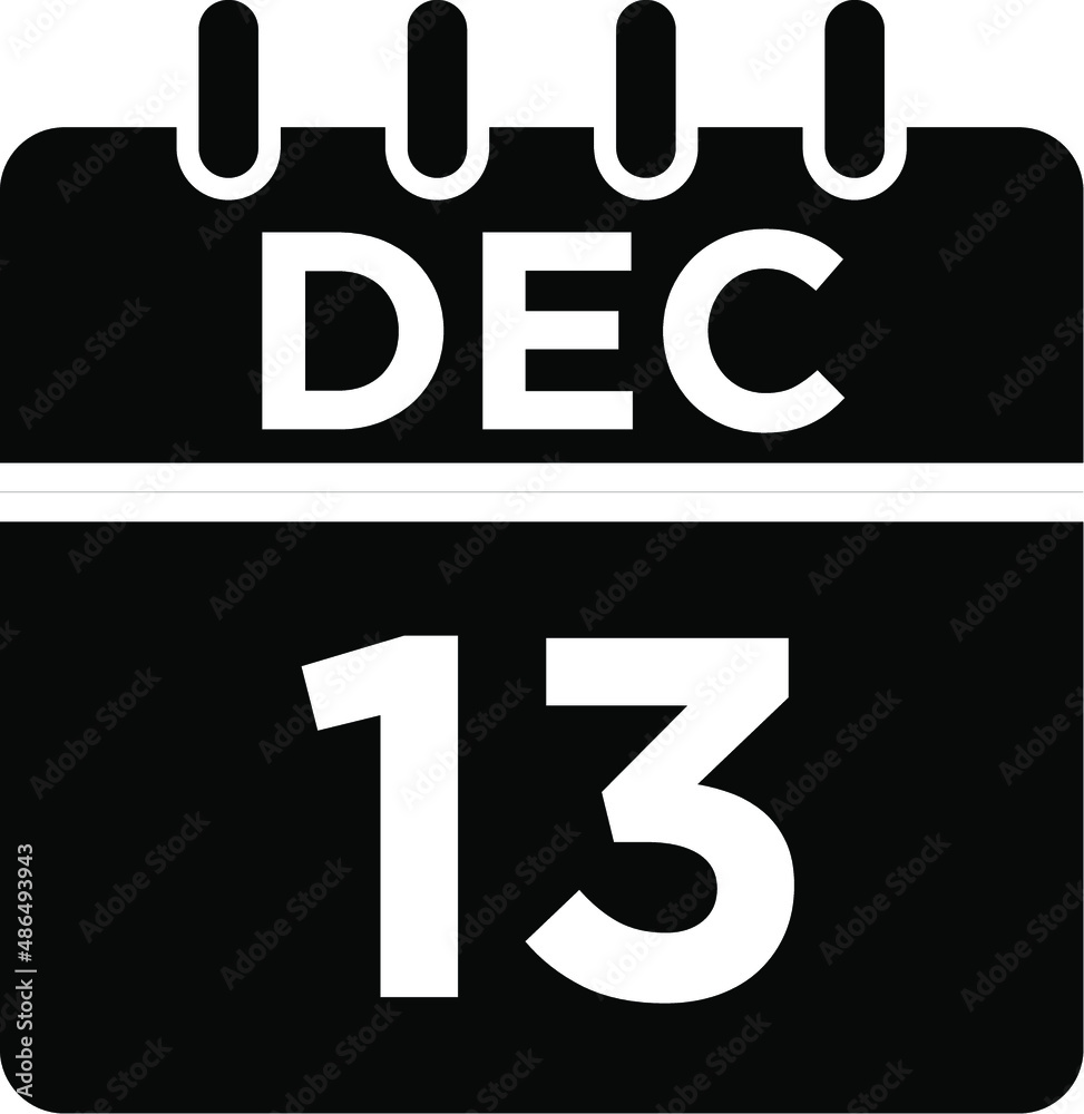 12- Dec - 13 Glyph Icon 12- Dec - 13 Glyph Icon