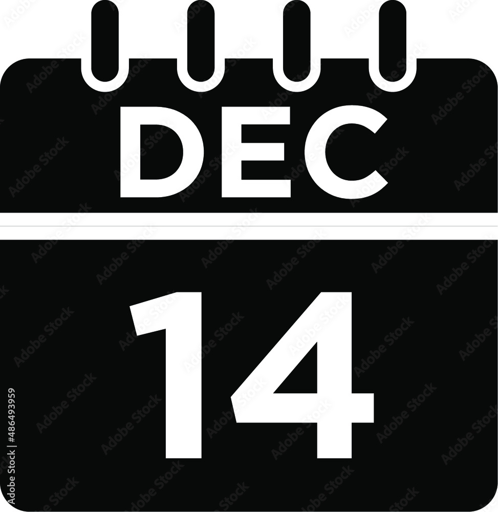 12- Dec - 14 Glyph Icon 12- Dec - 14 Glyph Icon