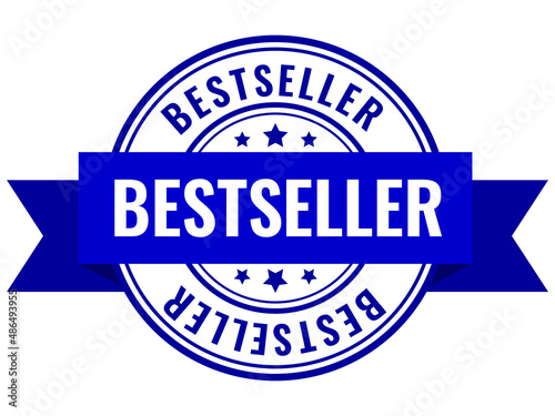 bestseller sign. best choice blue circular band label. badges vector templates, stamp