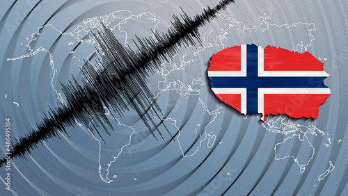 Seismic activity earthquake Bouvet Island map photo