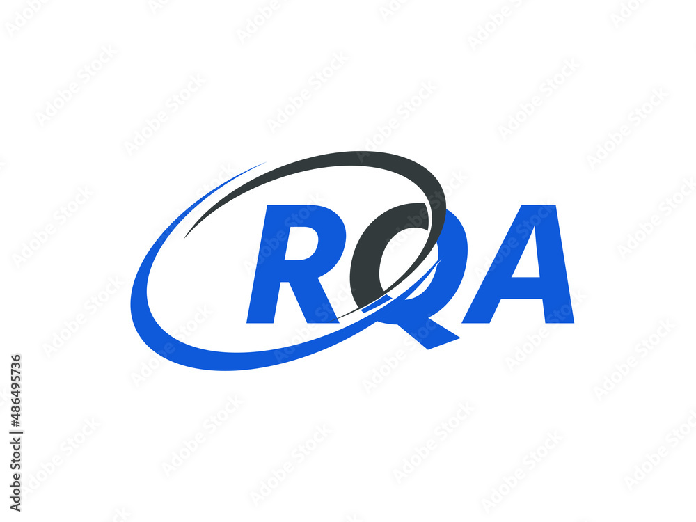 RQA letter creative modern elegant swoosh logo design RQA letter creative modern elegant swoosh logo design
