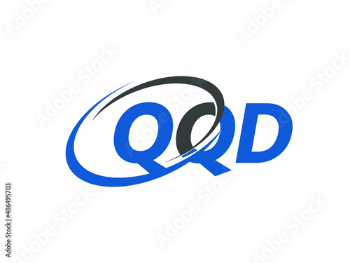 QQD letter creative modern elegant swoosh logo design