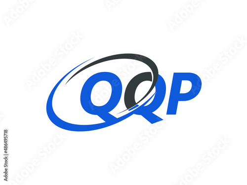 QQP letter creative modern elegant swoosh logo design
