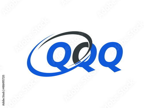 QQQ letter creative modern elegant swoosh logo design