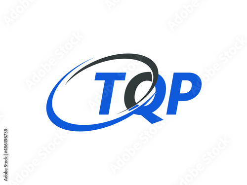 Free Download TQP letter creative modern elegant swoosh logo design - GFXLoad
