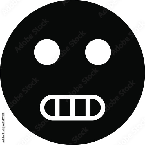 grimacing Glyph Icon