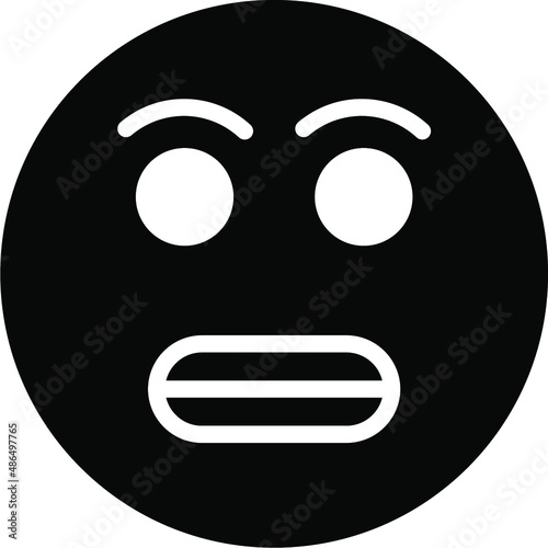 surprised Glyph Icon