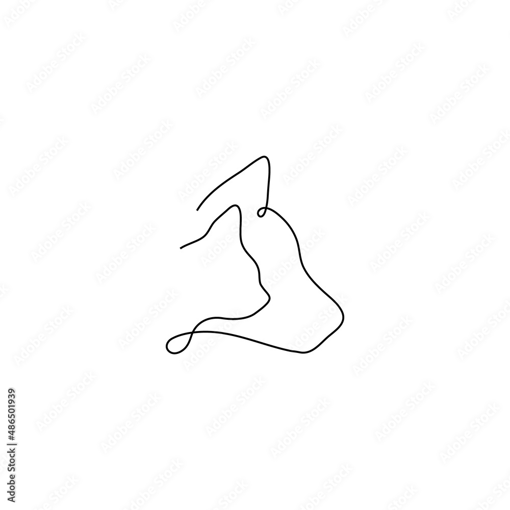One line animal heads cat, dog silhouette. Hand drawn minimalism style vector illustration One line animal heads cat, dog silhouette. Hand drawn minimalism style vector illustration