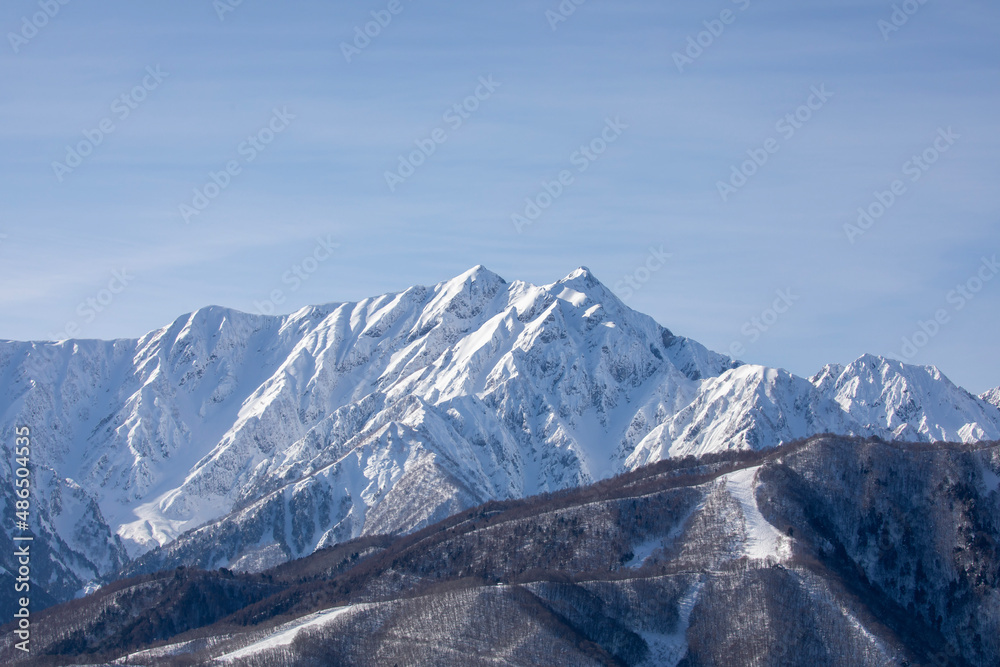 Obraz premium snow covered mountains