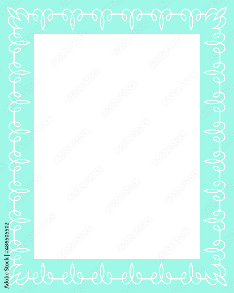 Blue border frame board. Vector background or book page. Simple rectangular billboard, plaque, signboard or label Blue border frame board. Vector background or book page. Simple rectangular billboard, plaque, signboard or label