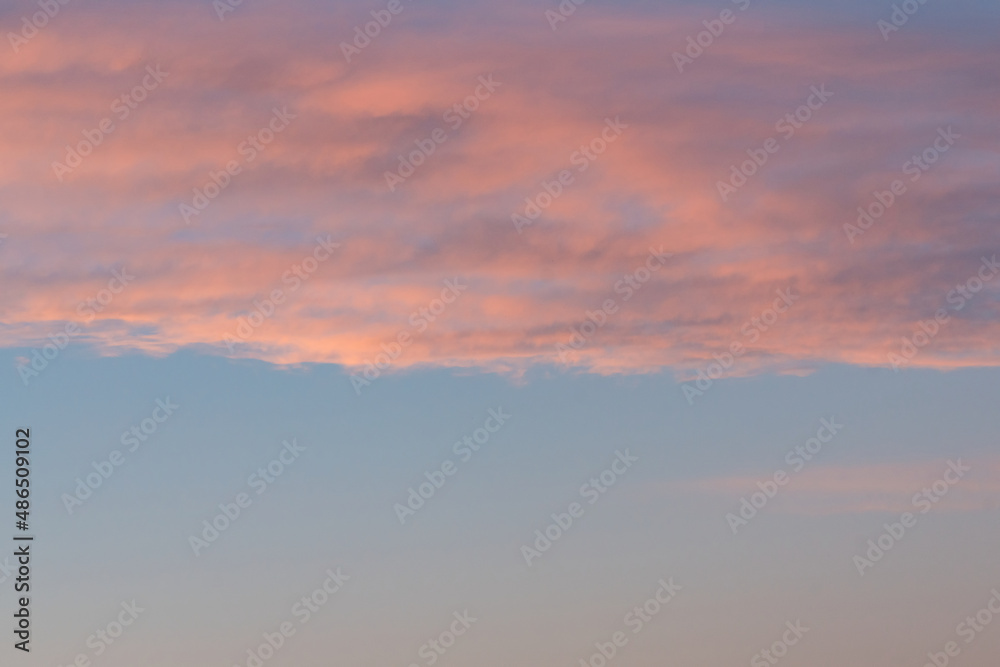 Pink Clouds at Sunset