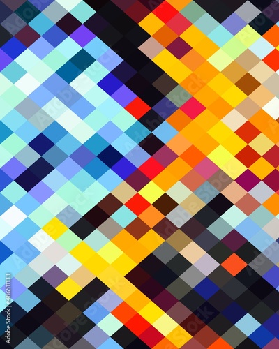 Graphical Abstract Painting Art Background Texture,Abstract Colorful Geometrical Artwork Poster,Modern Conceptual Art,3D Rendering,3D Illustration