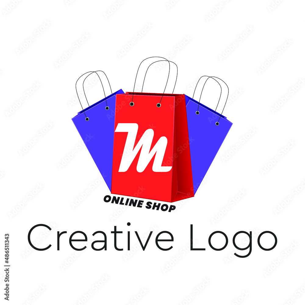 This is a logo for eCommerce business, online store, online shop This is a logo for eCommerce business, online store, online shop