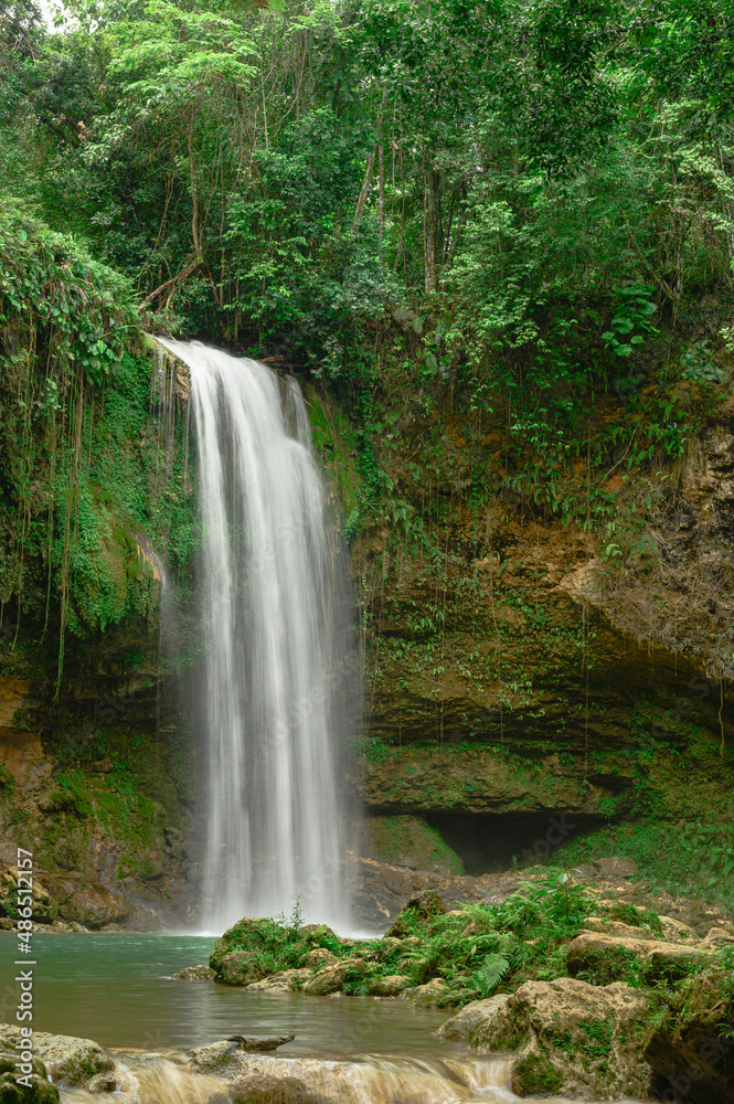 Hill wild river and exotic landscape water stream HD