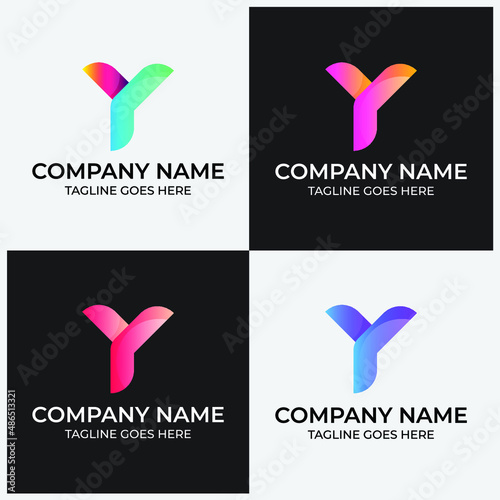Letter Y Professional logo for all kinds of business photo