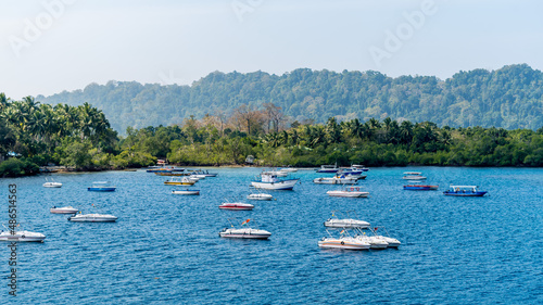 A view of Swaraj Dweep Jetty, located in City of Havelock Island state of Andaman and Nicobar