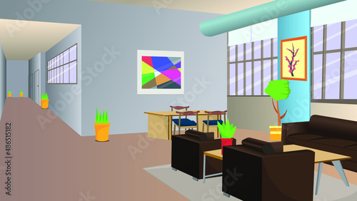 Office business meeting room illustration photo