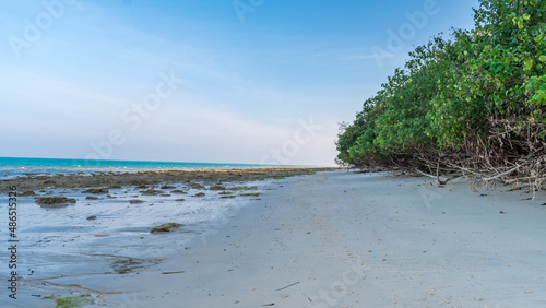 Fototapeta Naklejka Na Ścianę i Meble -  Kalapathar beach, one the most popular beaches of Havelock Island, Swaraj Dweep, Andaman