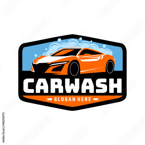 Car wash logo template