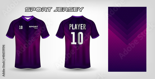 Sport jersey design fabric textile template