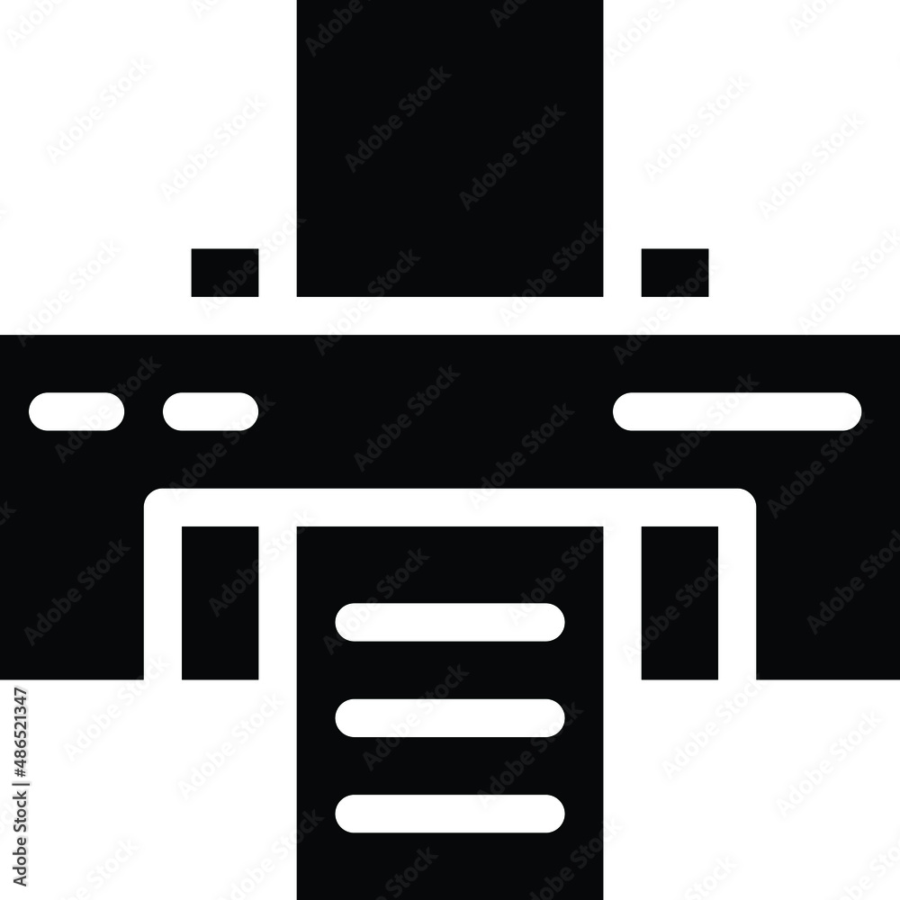Printer Vector Icon Design Illustration Printer Vector Icon Design Illustration