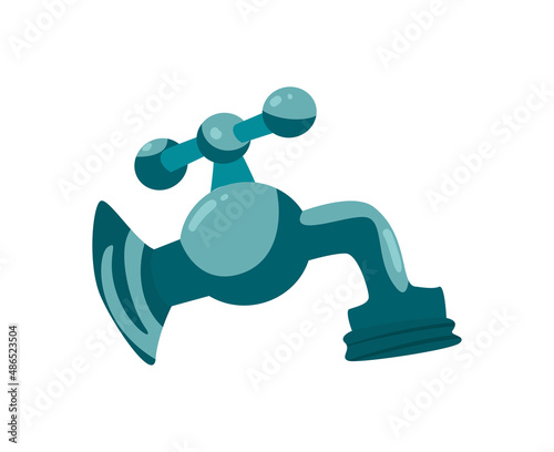blue faucet design