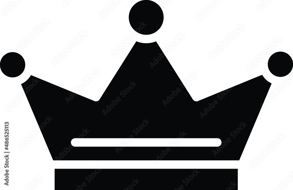 Crown Vector Icon Design Illustration Crown Vector Icon Design Illustration