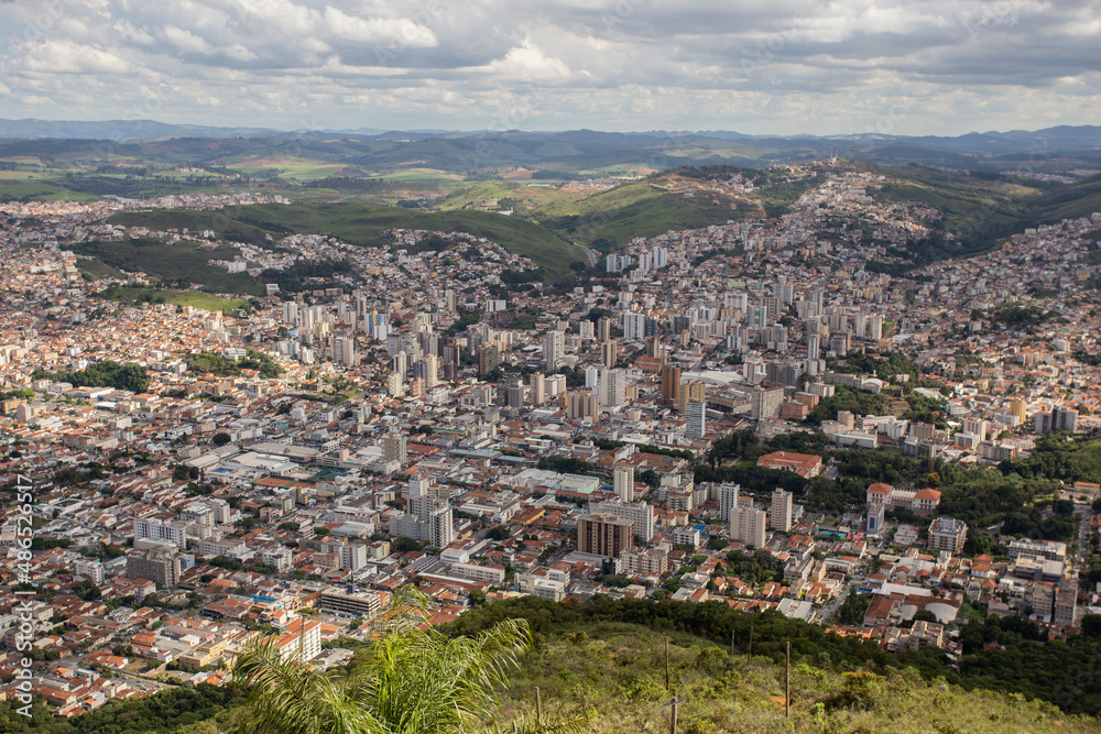 Poços de Caldas, Minas Gerais, Brasil: Vista panorâmica da cidade de Poços de Caldas