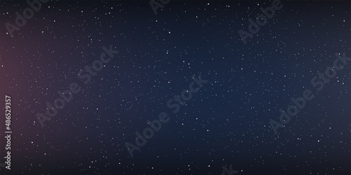 Star and star dust in deep universe. Abstract space background. Vector illustration.