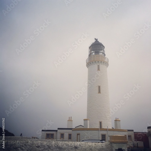 Portpatrick Lighthouse, Scotland photo
