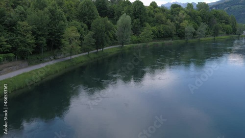 4K Aerial footage drone view of Olive grove, in Italy
