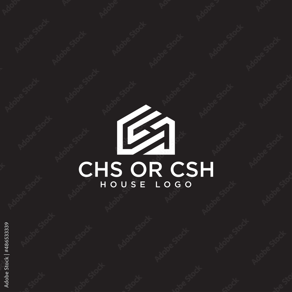 CHS OR CSH HOUSE LOGO DESIGN CHS OR CSH HOUSE LOGO DESIGN