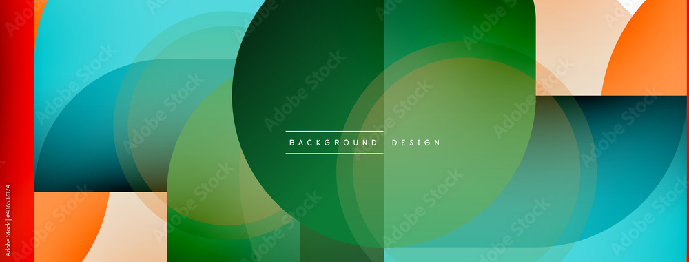 Creative geometric wallpaper. Minimal circle triangle and square line abstract background. Vector illustration for wallpaper banner background or landing page Creative geometric wallpaper. Minimal circle triangle and square line abstract background. Vector illustration for wallpaper banner background or landing page