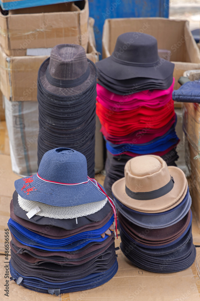 Hats Stacks Fashion