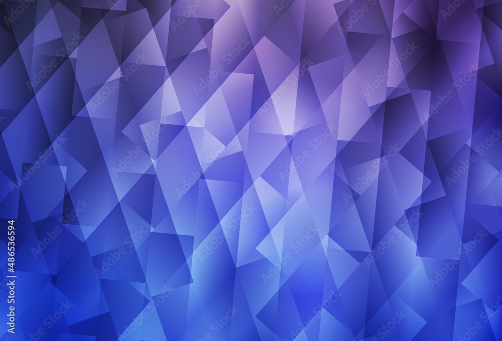 Light Purple vector background in polygonal style. Light Purple vector background in polygonal style.