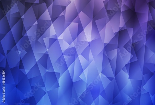 Light Purple vector background in polygonal style.