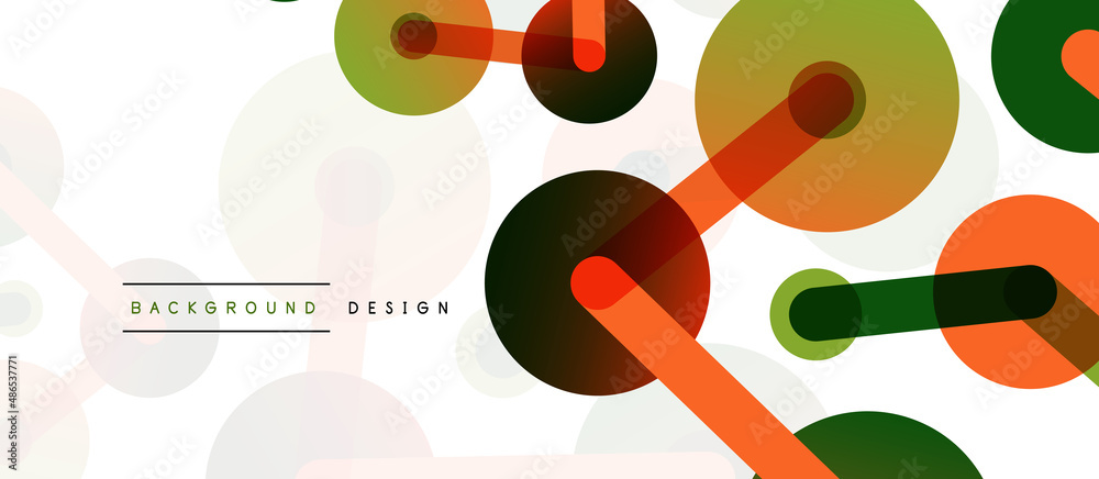 Line points connections geometric abstract background. Circles connected by lines. Trendy techno business template for wallpaper, banner, background or landing Line points connections geometric abstract background. Circles connected by lines. Trendy techno business template for wallpaper, banner, background or landing