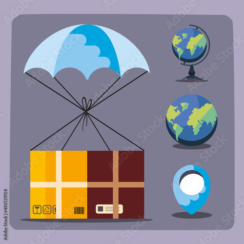 four delivery items