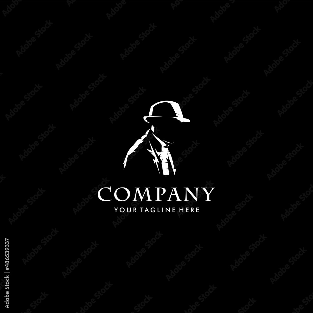 The man of detective logo design icon. Suitable for your design need, logo, illustration, animation, etc. The man of detective logo design icon. Suitable for your design need, logo, illustration, animation, etc.