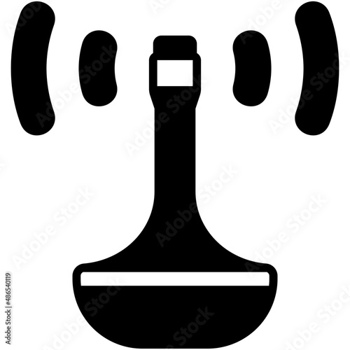antenna glyph icon