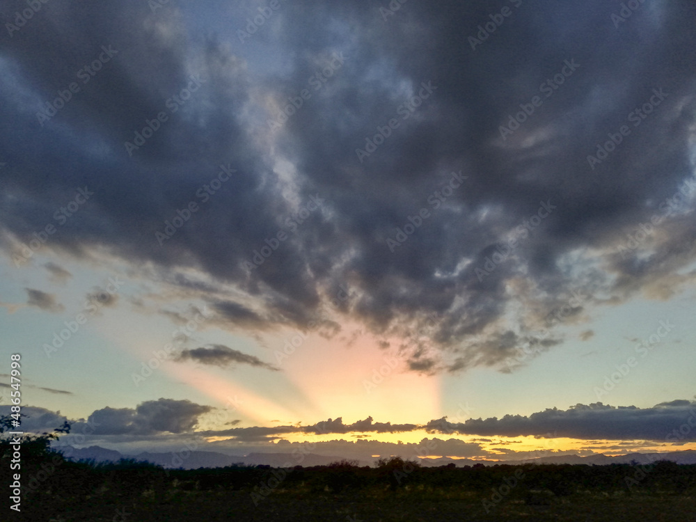 Obraz premium atardecer