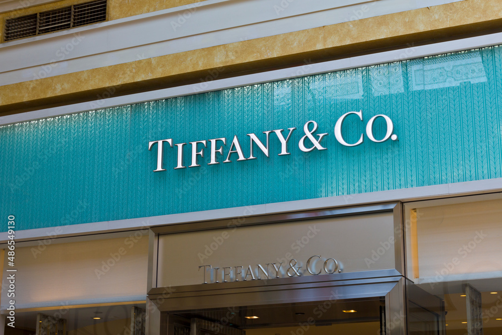 Tiffany & Co. Retail Mall Location. Tiffany's is a Luxury Jewelry and Specialty Retailer