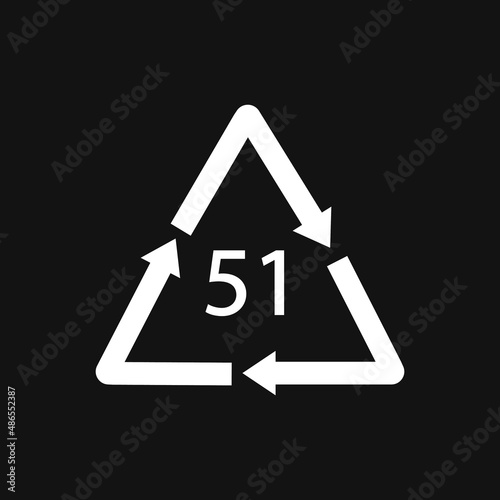 Bio material recycling code 51 FOR.