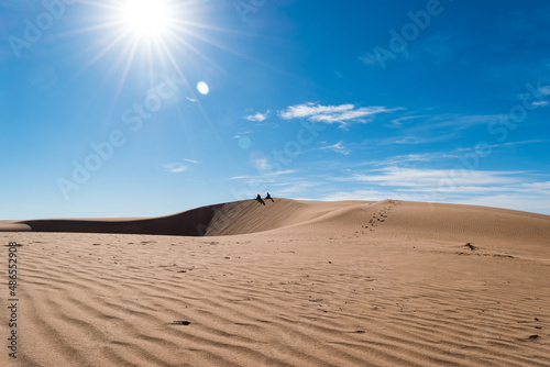 sand dunes and sky