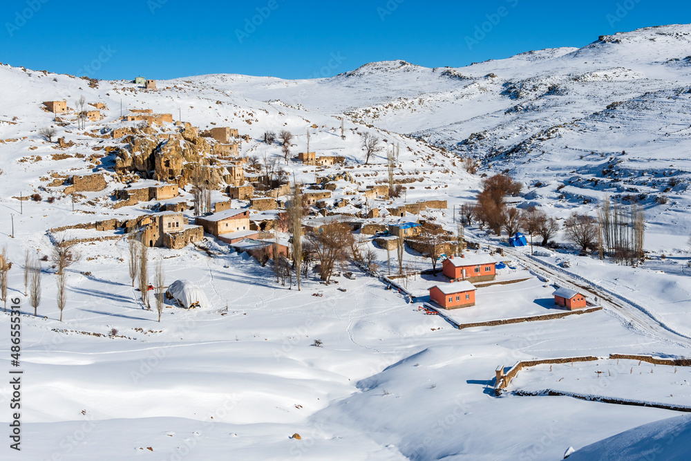 Sivrihisar Village view in Aksaray Province of Turkey