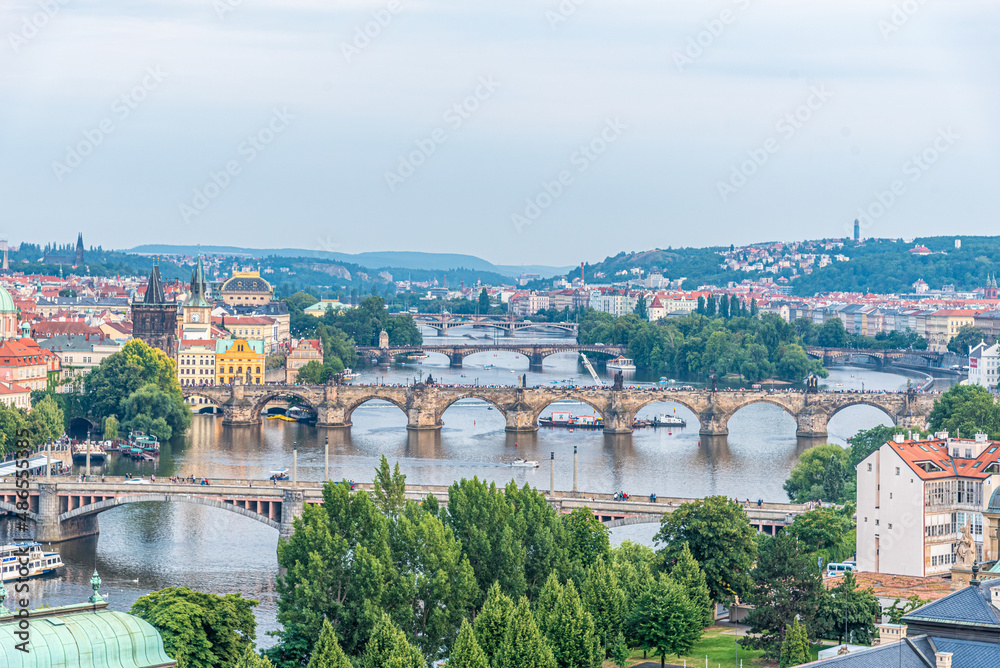 Prague city view