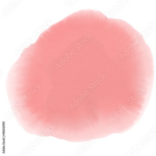 Abstract watercolor spot on a white background