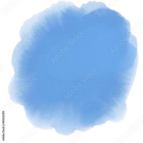Abstract watercolor spot on a white background
