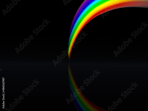 Abstract multicolored rainbow spectrum background. Vector illustration